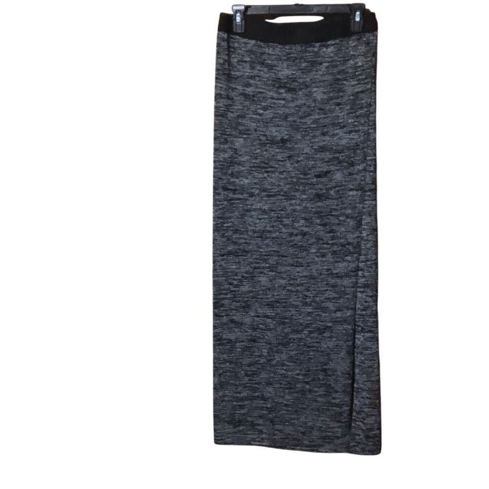 Wilfred free Heathered grey maxi skirt with slit size medium